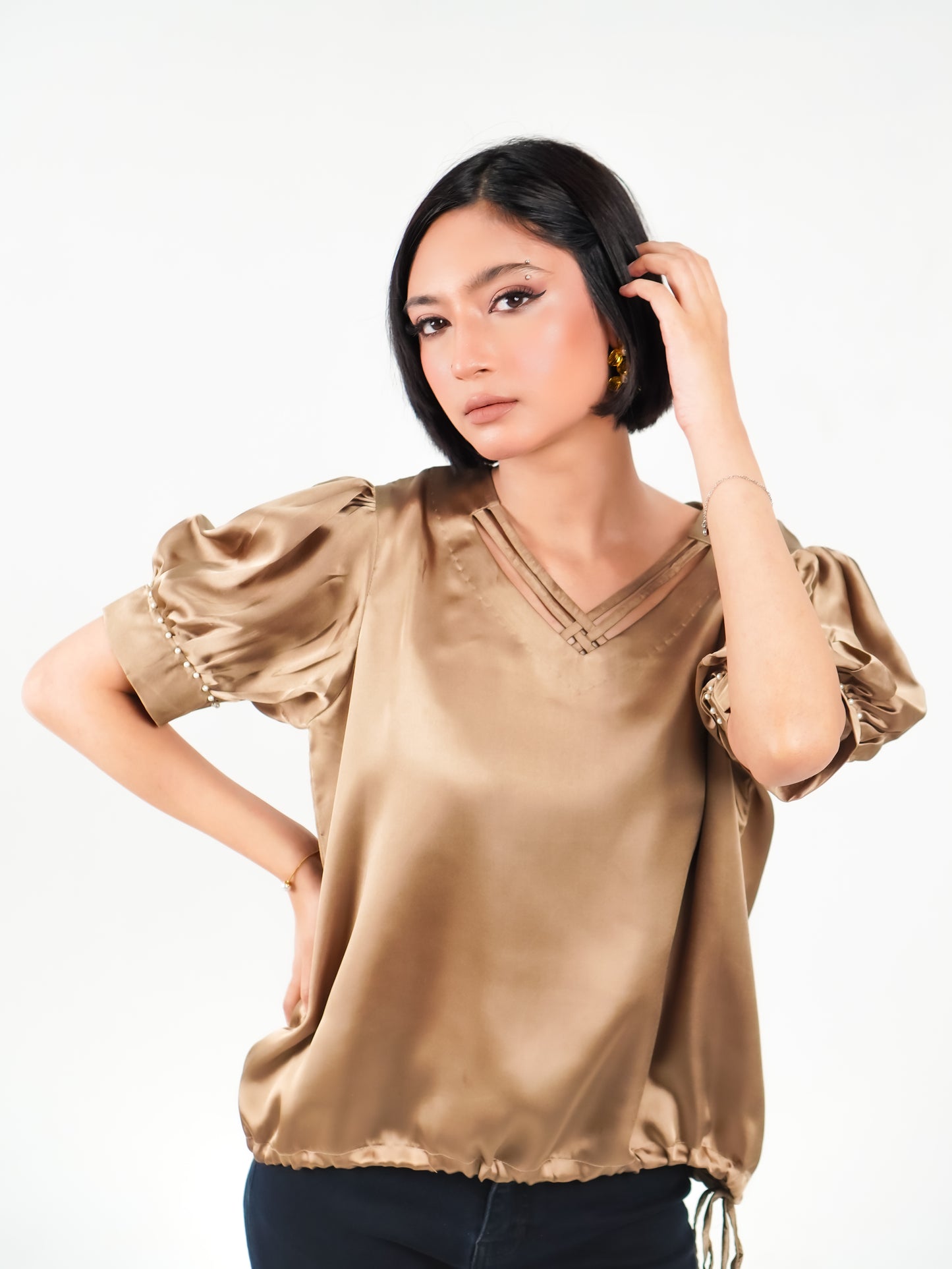 Lumina Silk Champagne Beige