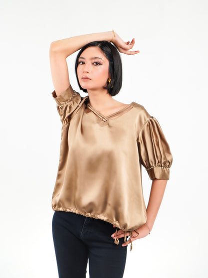 Lumina Silk Champagne Beige