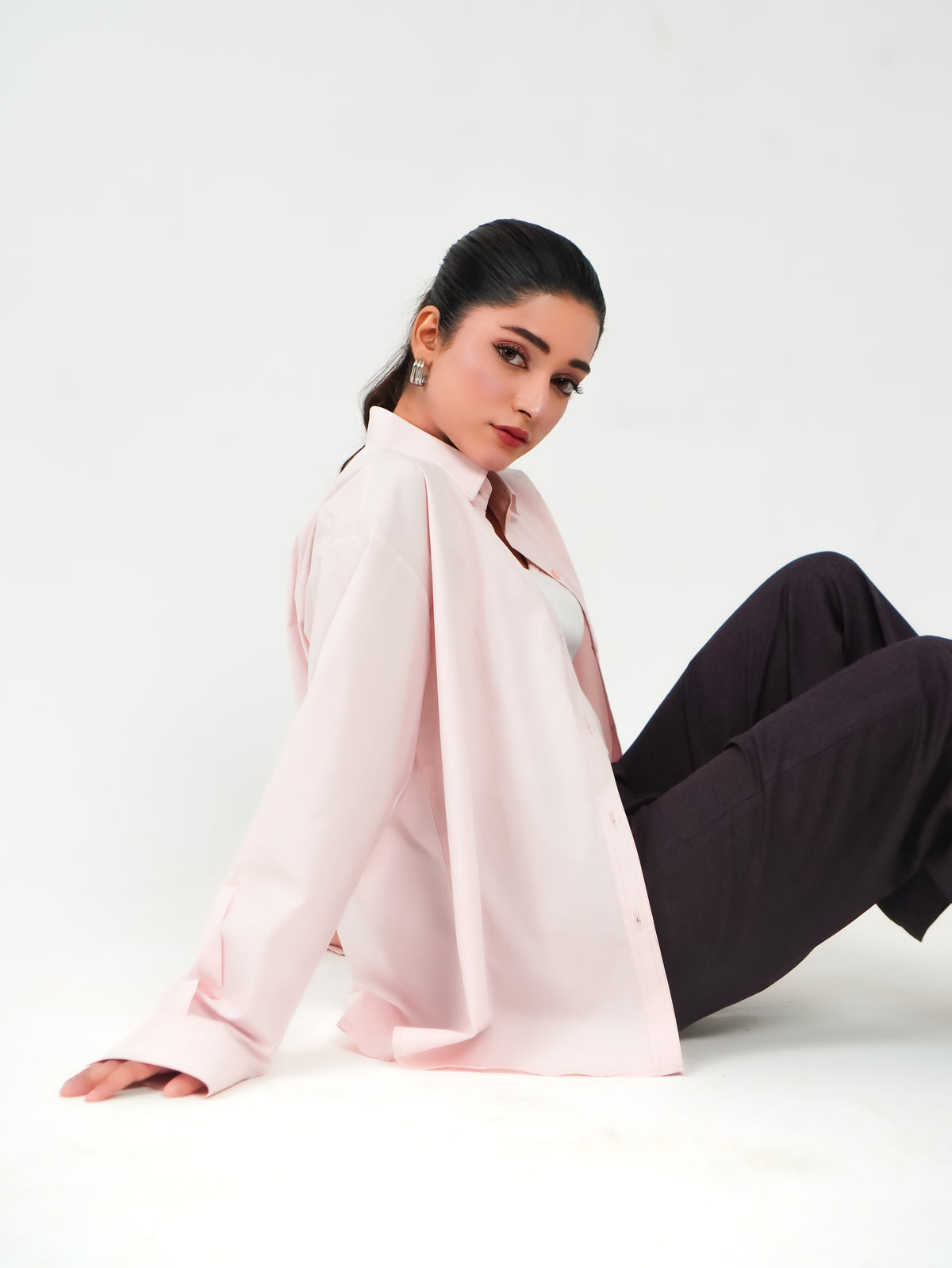 Pale Plum Tailored Shirt