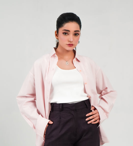 Pale Plum Tailored Shirt